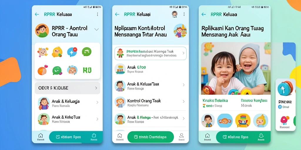 Antarmuka RPRR yang sederhana dan mudah digunakan untuk kontrol orang tua.